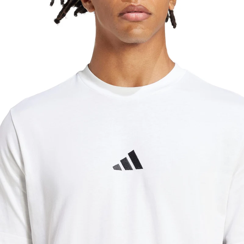 T-Shirt Herren-Weiß,Schwarz