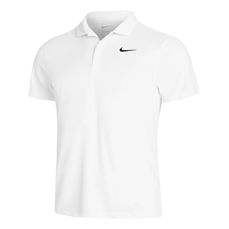Dri-Fit Victory Court Solid Polo Herren - weiß