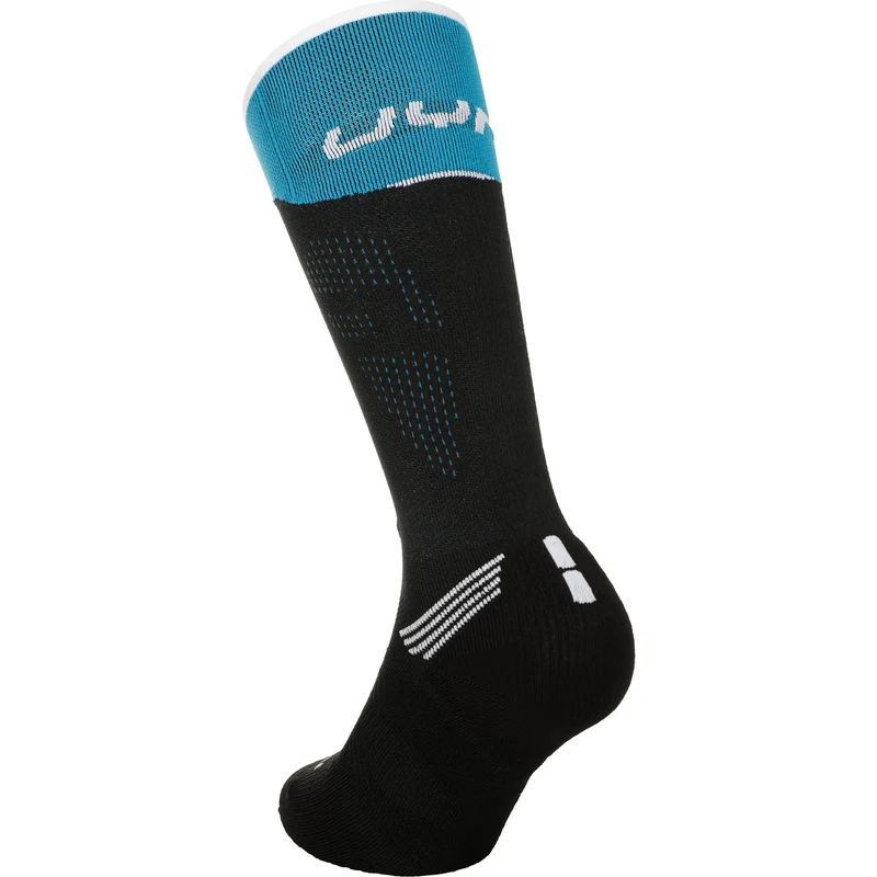 Compression One Laufsocken Damen-Schwarz,Türkis
