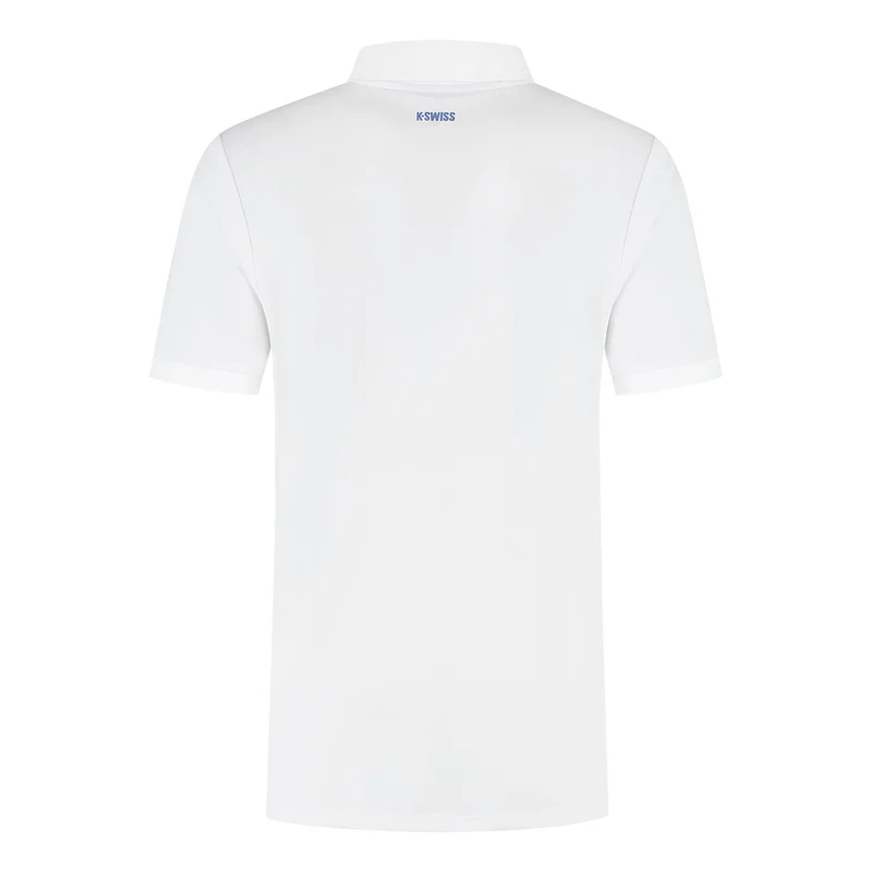 Hypercourt Print Polo Herren - weiß
