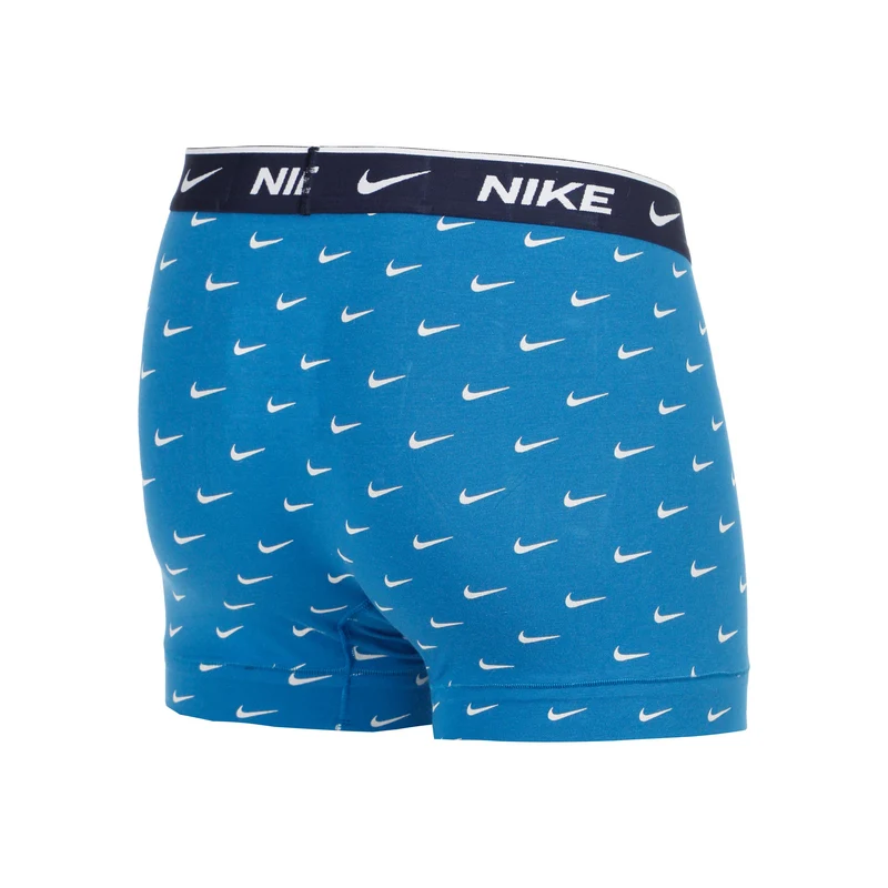 Essential Cotton Stretch Trunk Boxer Short 3er Pack Herren - hellblau, orange