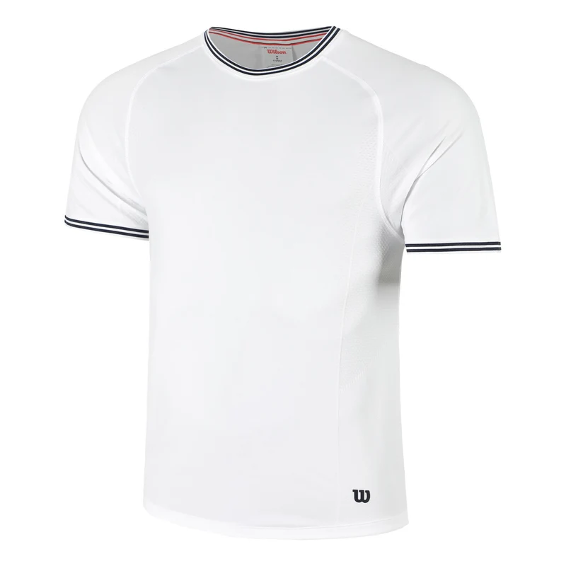 Court Performance Crew T-Shirt Herren-Weiß