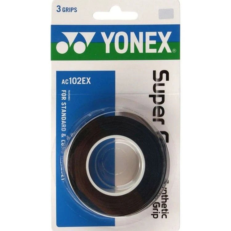 Yonex Overgrip Wet Super Grap Zwart 3 Pack