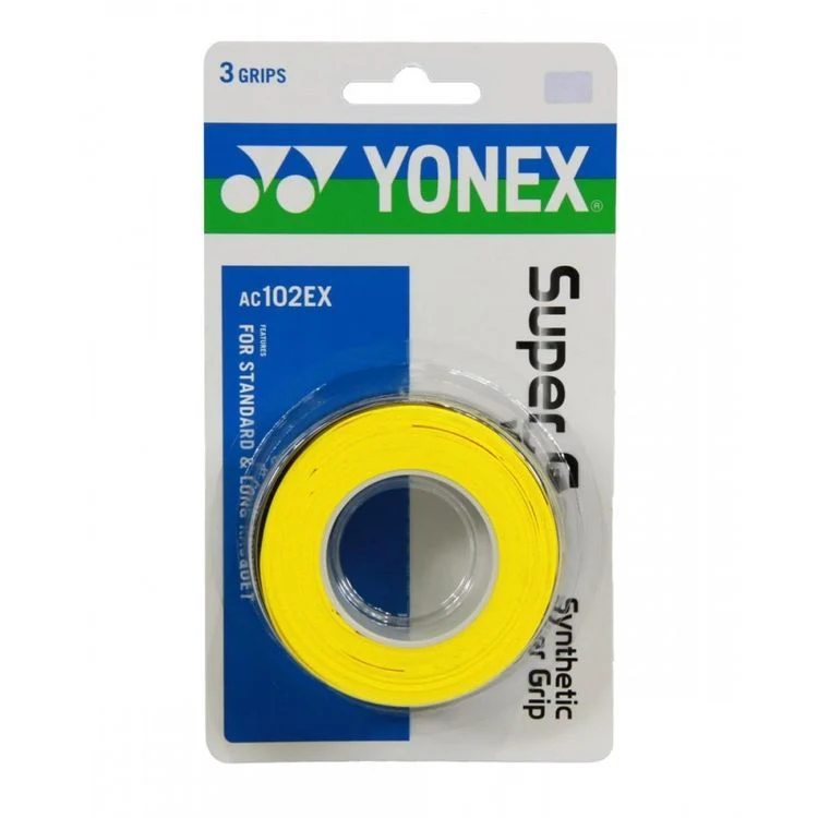 Yonex Overgrip Wet Super Grap Geel 3 Pack