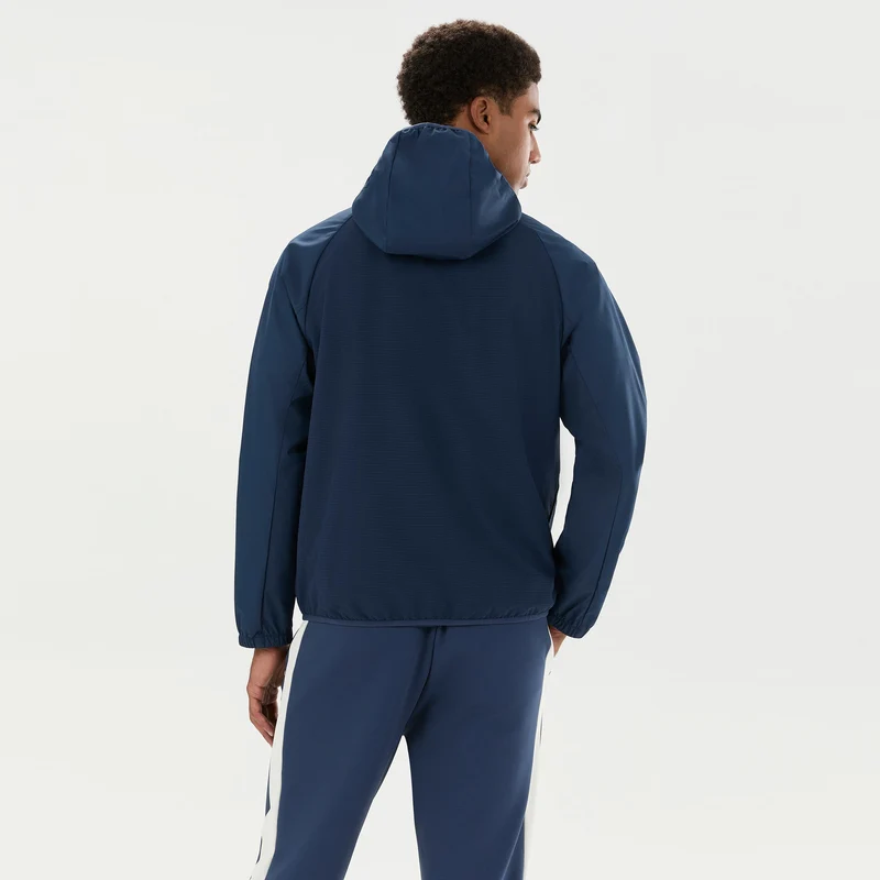 Taddeo Fleece Trainingsjacke Herren - dunkelblau