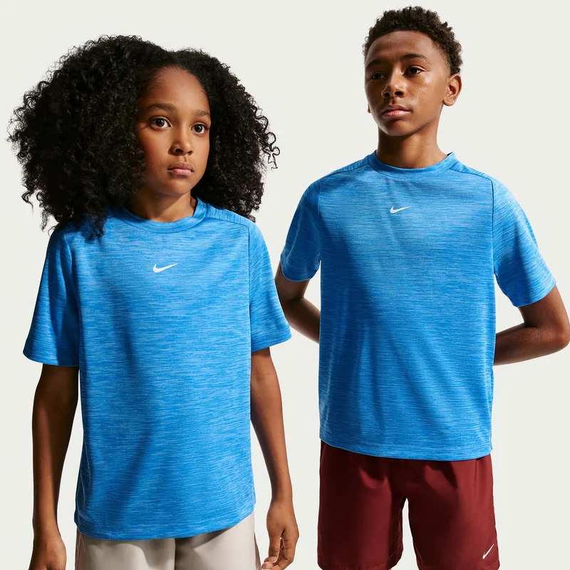 Dri-FIT Multi Heather T-Shirt Kinder - hellblau