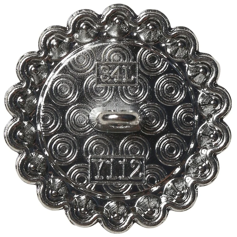 Perlenknöpfe mit Steinen - 21 mm - 4 Stk