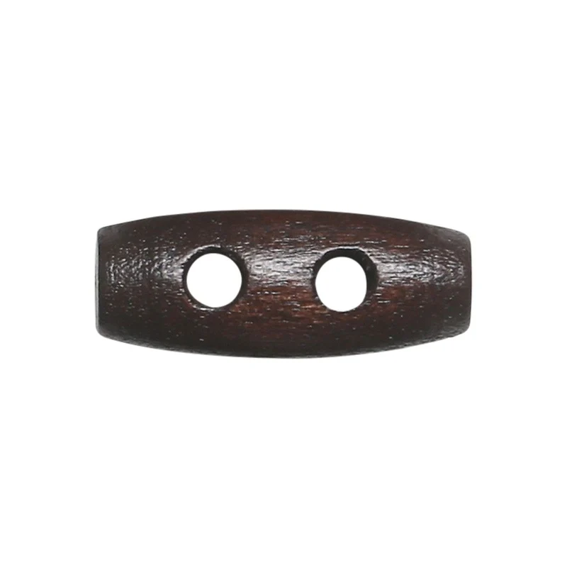 Längliche Holzknöpfe Mini - 20 mm