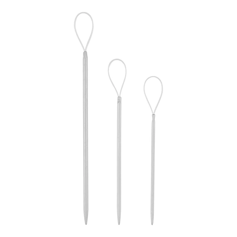 Wollnadeln in Aluminium