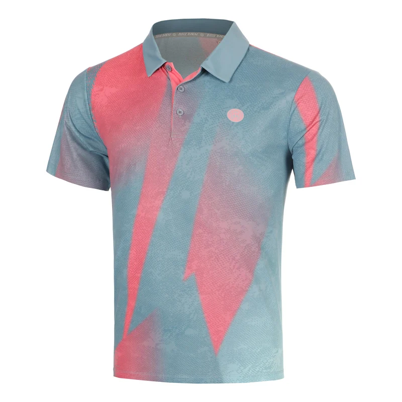 Freeze Out Polo Herren - grau, pink