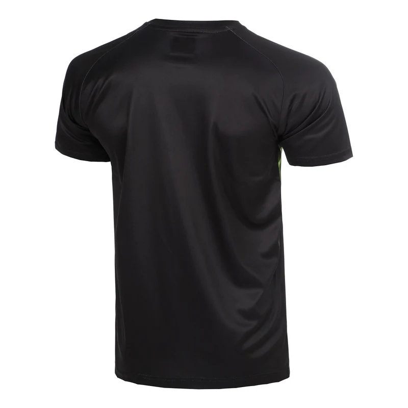 T-Shirt Herren - schwarz, limette