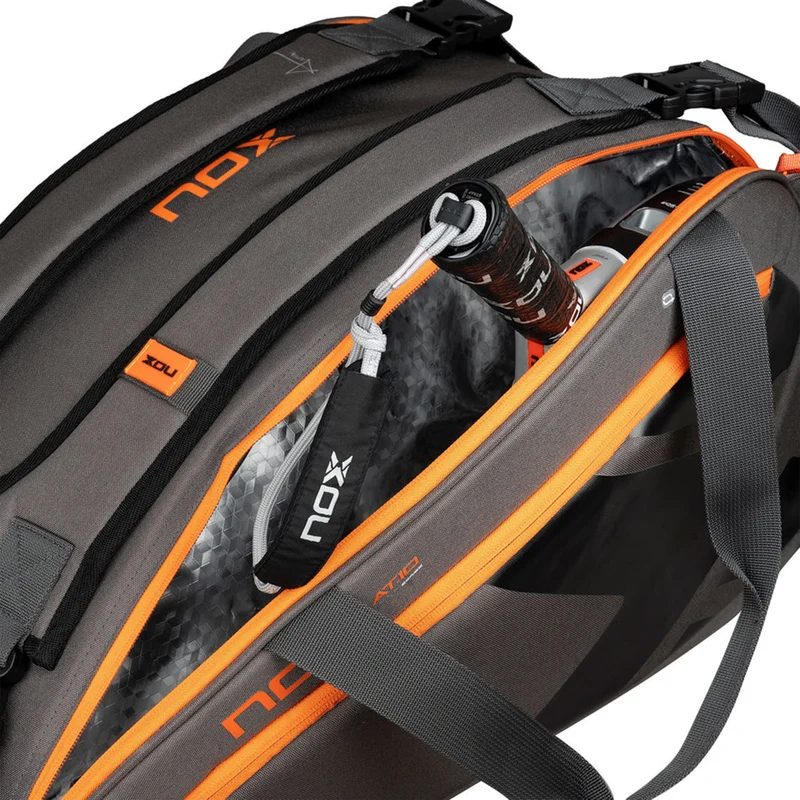 AT10 Team Padelschlägertasche-Grau,Orange