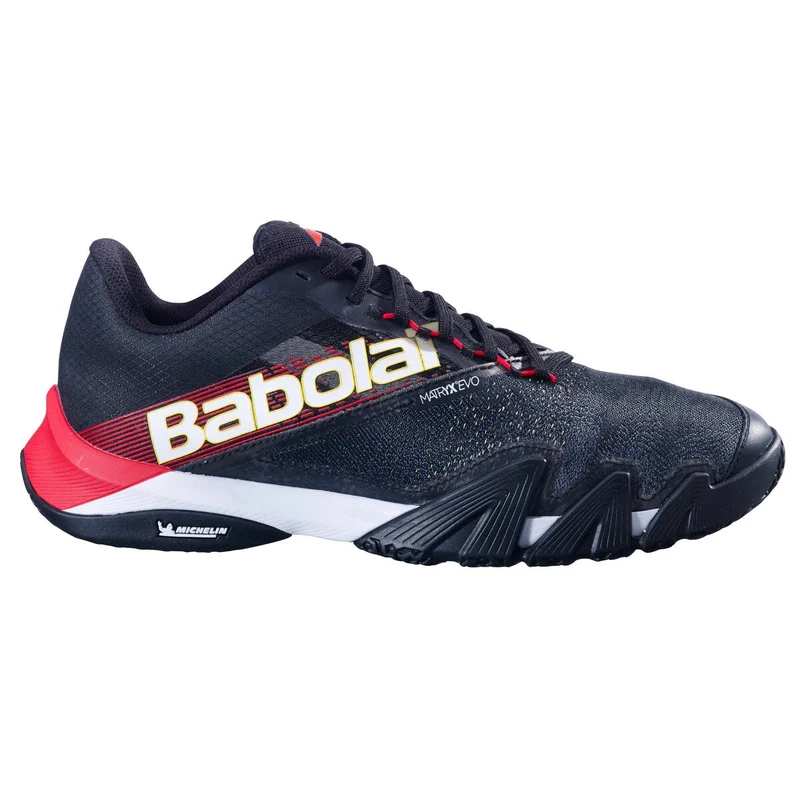 Babolat Jet Premura 2 Padel Shoes (Black/Tomato Red)