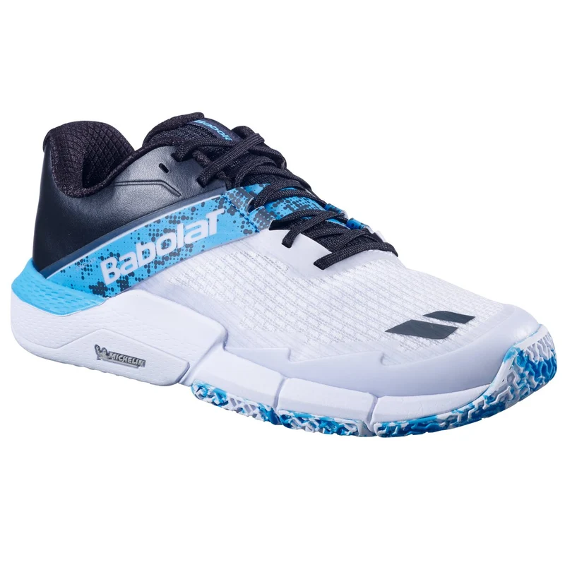 Babolat Movea 2 Padel Shoes (White/Cyan Blue)