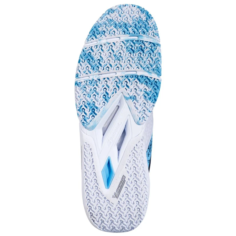 Babolat Movea 2 Padel Shoes (White/Cyan Blue)