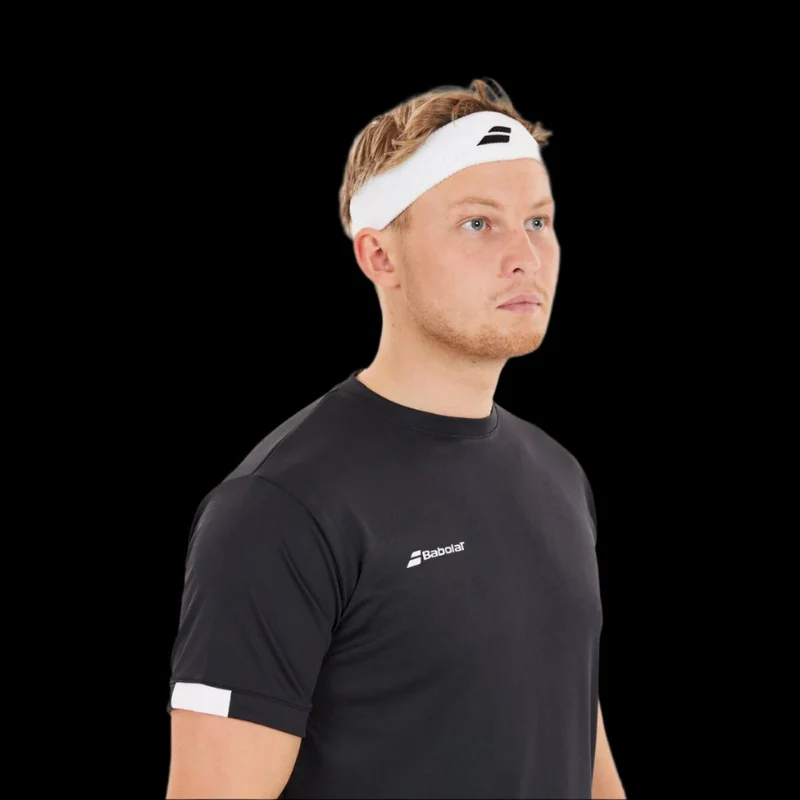Babolat Logo Headband (White)