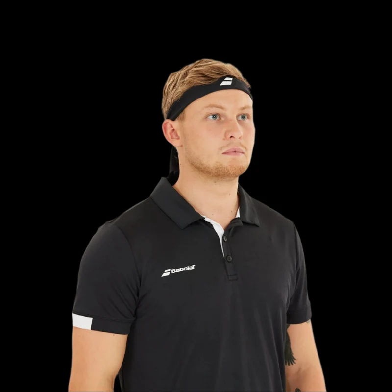 Babolat Tie Headband (Black)