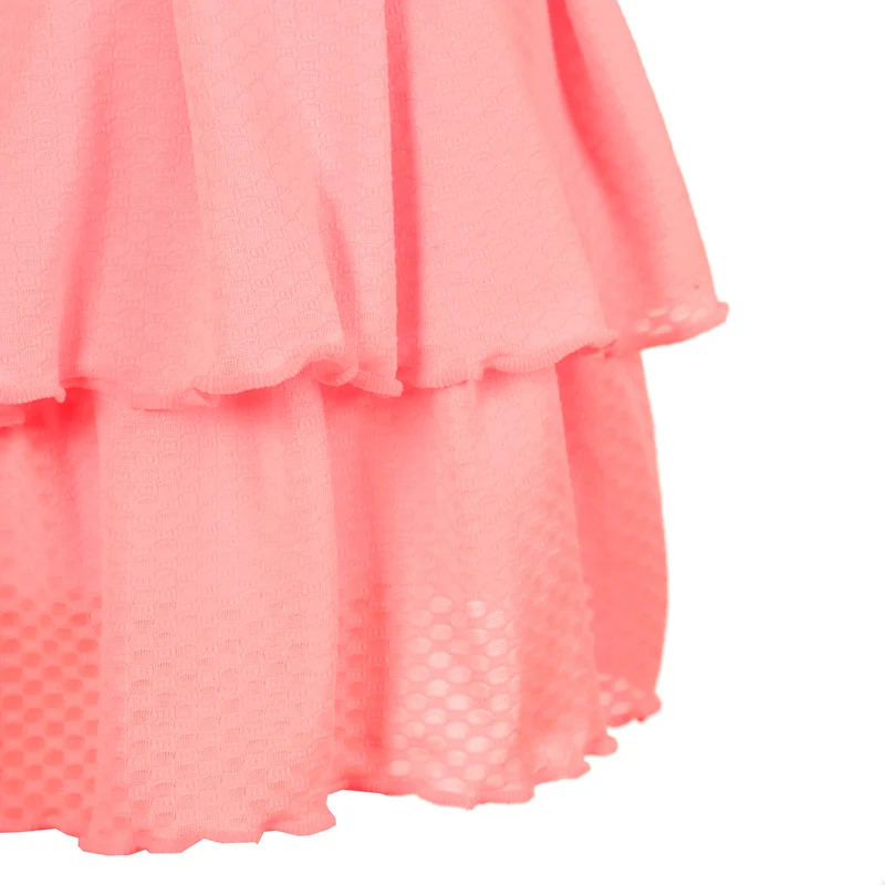 Out of Control Pleated Rock Mädchen-pink