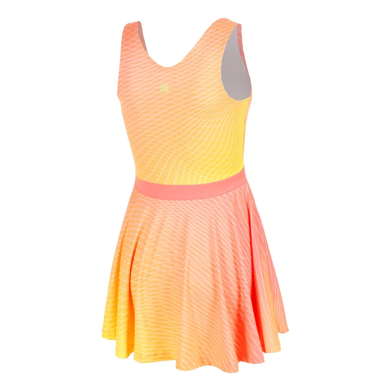 Out of Control Kleid Damen-pink, neongelb