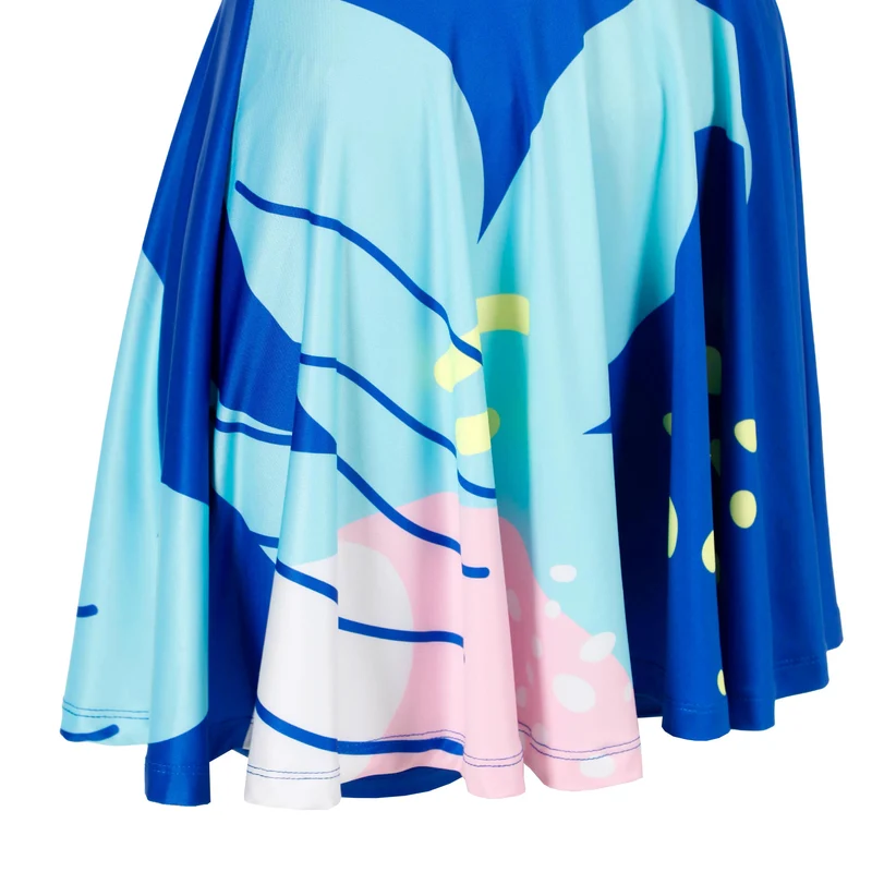Hey Laguna Kleid Damen-blau, mehrfarbig
