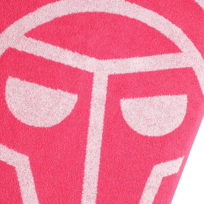 Handtuch -pink, weiß