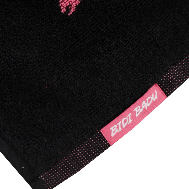 Badehandtuch 70x140cm Handtuch -schwarz,pink