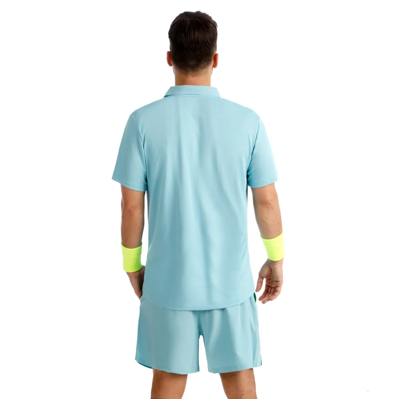 Solid Polo Herren-petrol