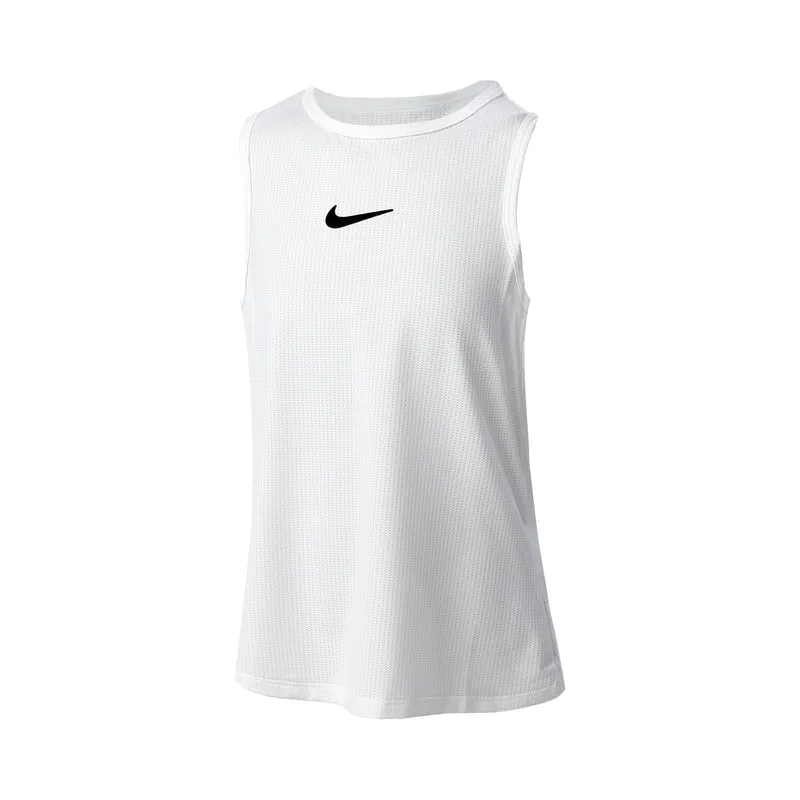 Dri-Fit Victory Tank-Top Mädchen-Weiß,Schwarz