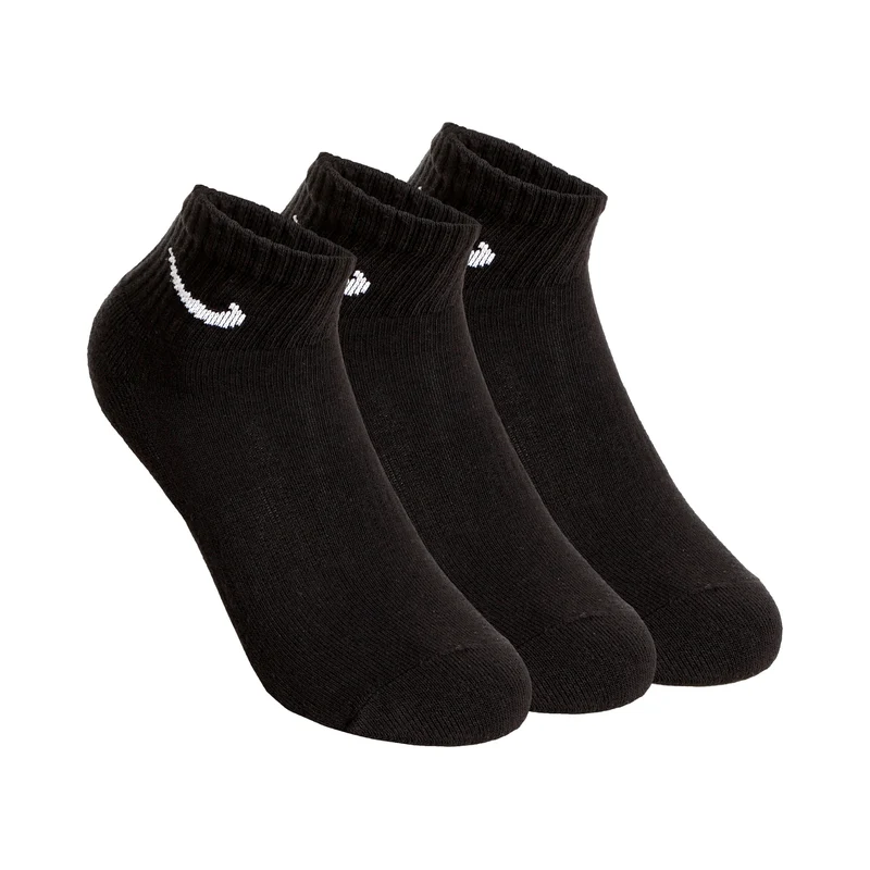 Everyday Cushioned Ankle Tennissocken 3er Pack Unisex - schwarz, weiß
