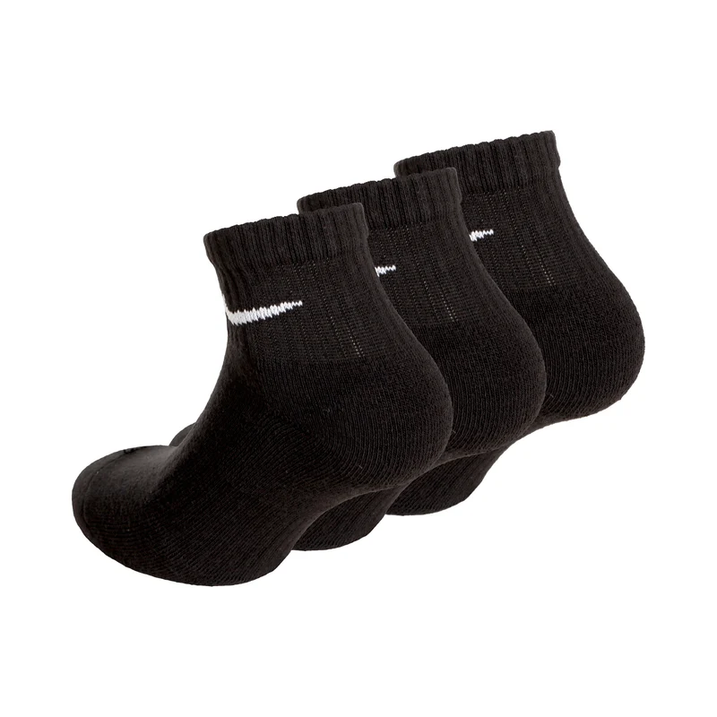 Everyday Cushioned Ankle Tennissocken 3er Pack Unisex - schwarz, weiß