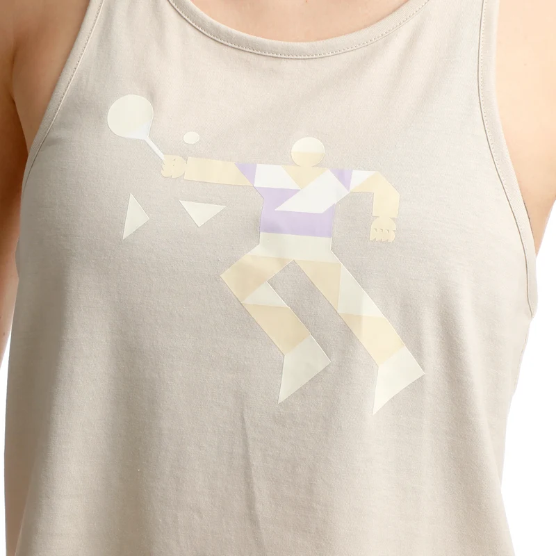 Paris 2025 Chill Tank-Top Damen-Beige