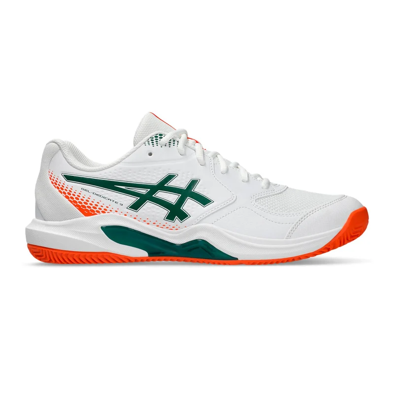 Gel-Dedicate 9 Padelschuh Herren - weiß, neonorange