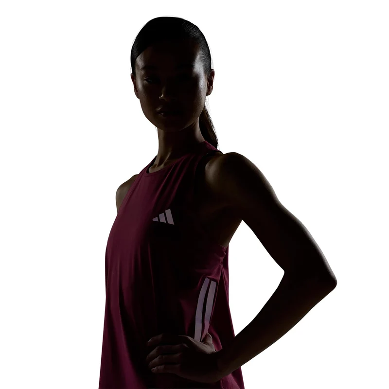 adi365 Iconic Laufshirt Damen - weinrot