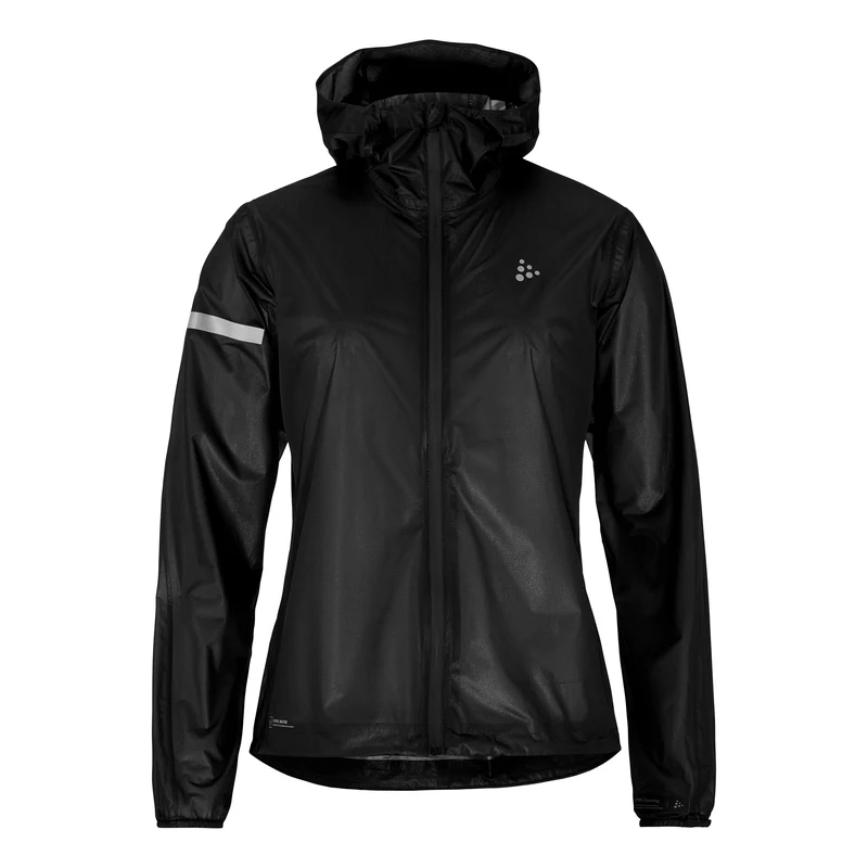 Pro Hydro Lightweight Laufjacke Damen - schwarz, schwarz