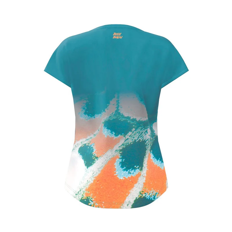 Melbourne 2025 T-Shirt Mädchen-Petrol,Orange