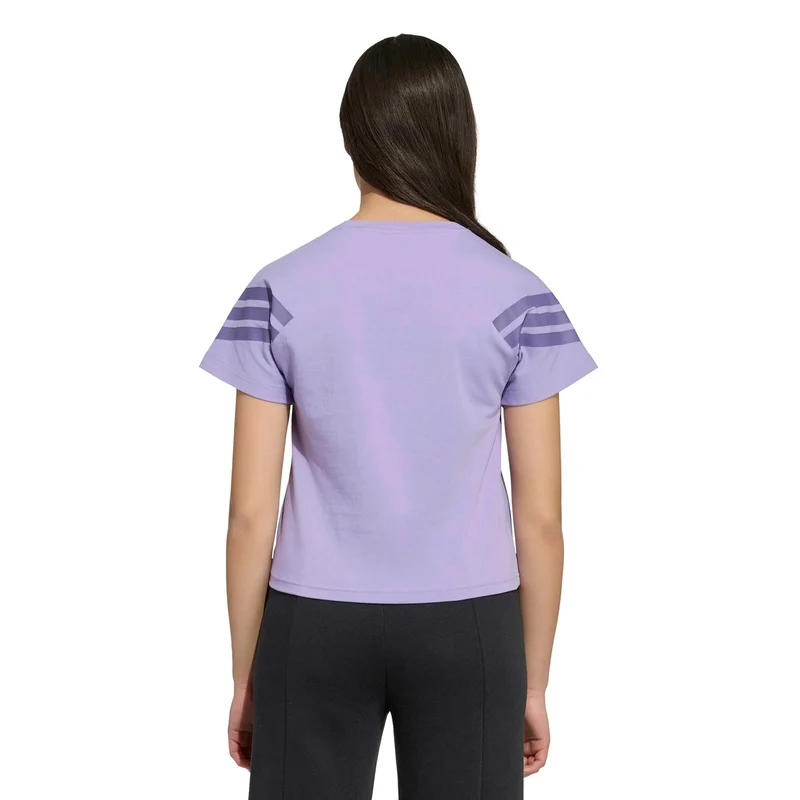 Future Icons 3Stripes T-Shirt Kinder - flieder