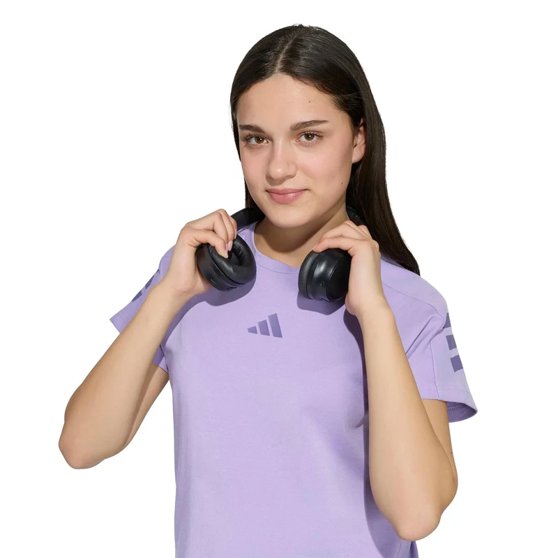 Future Icons 3Stripes T-Shirt Kinder - flieder