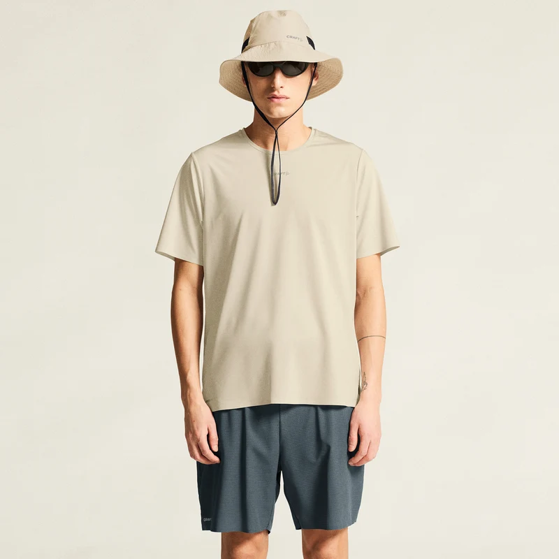 Pro Trail Laufshirt Herren - creme