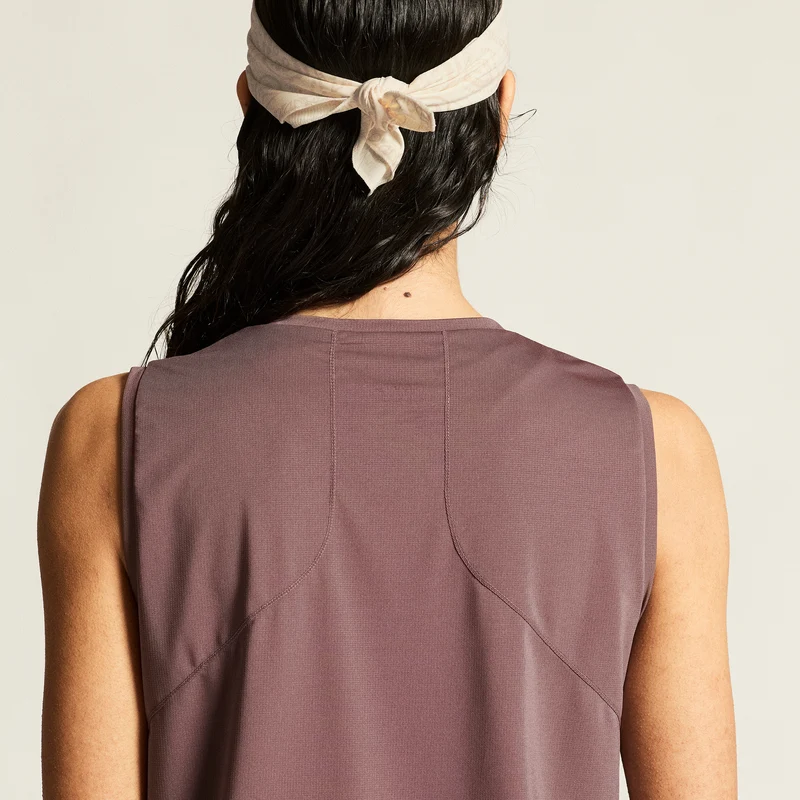 Pro Trail Laufshirt Damen - mauve