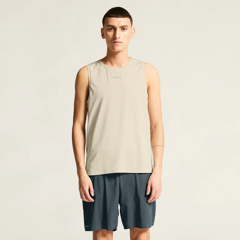 Pro Trail Laufshirt Herren - creme