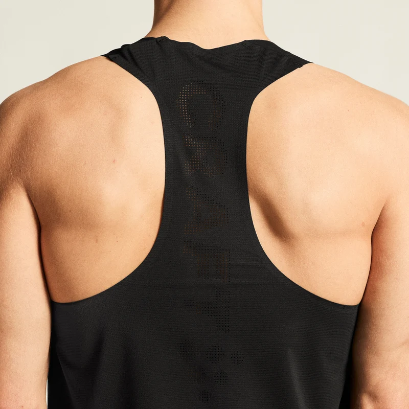 Race Day Laufshirt Herren - schwarz