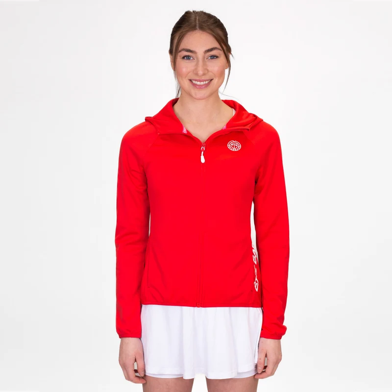 Crew Trainingsjacke Damen-Rot