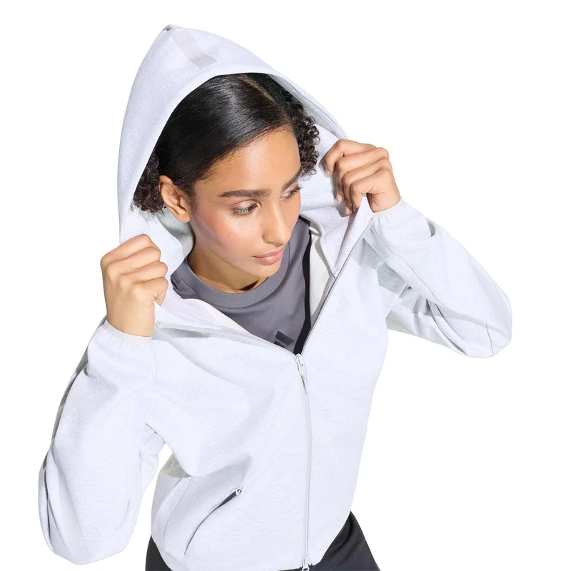 Z.N.E. Sweatjacke Damen - hellgrau