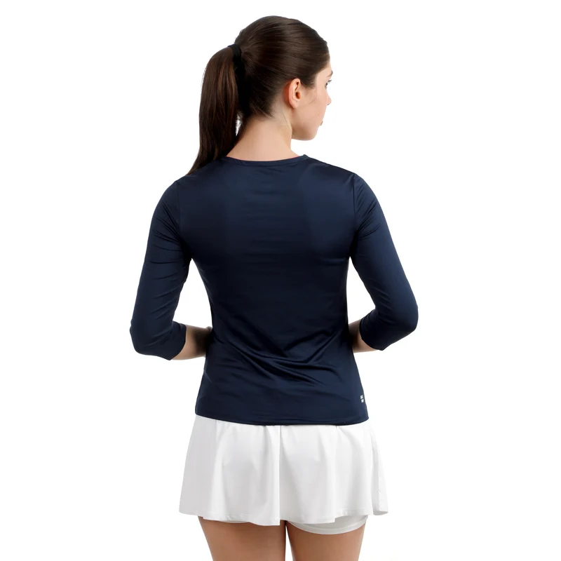 Crew 2.0 V-Neck Longsleeve Damen-dunkelblau
