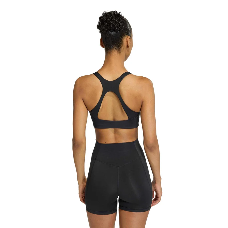 Optime Workout Medium Support Sport-BH Damen - schwarz
