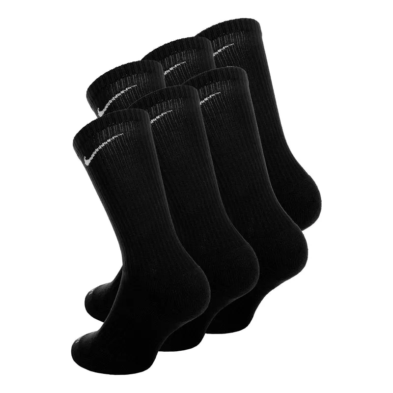 Everyday Plus Cushioned Crew Tennissocken - 3er Pack Herren-schwarz