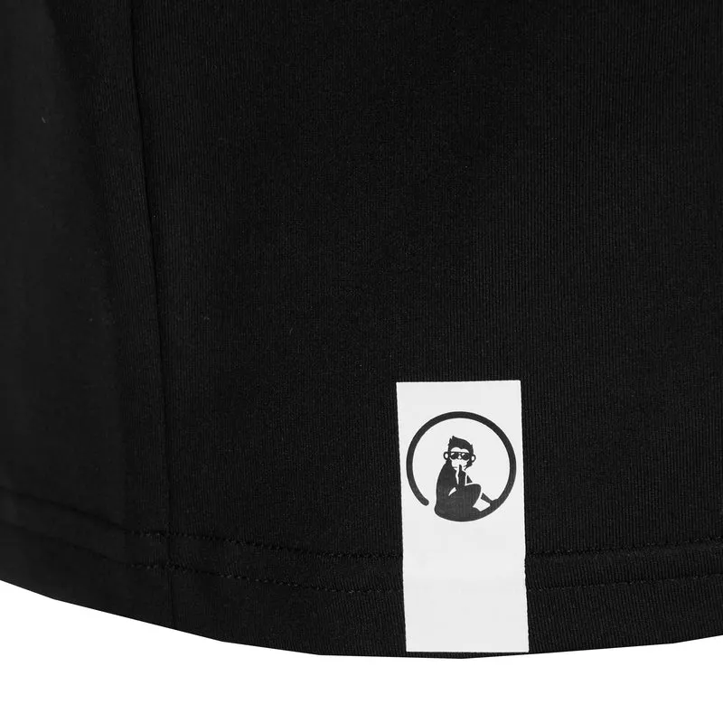 Big Serve 1/4 Zip Longsleeve Herren-Schwarz