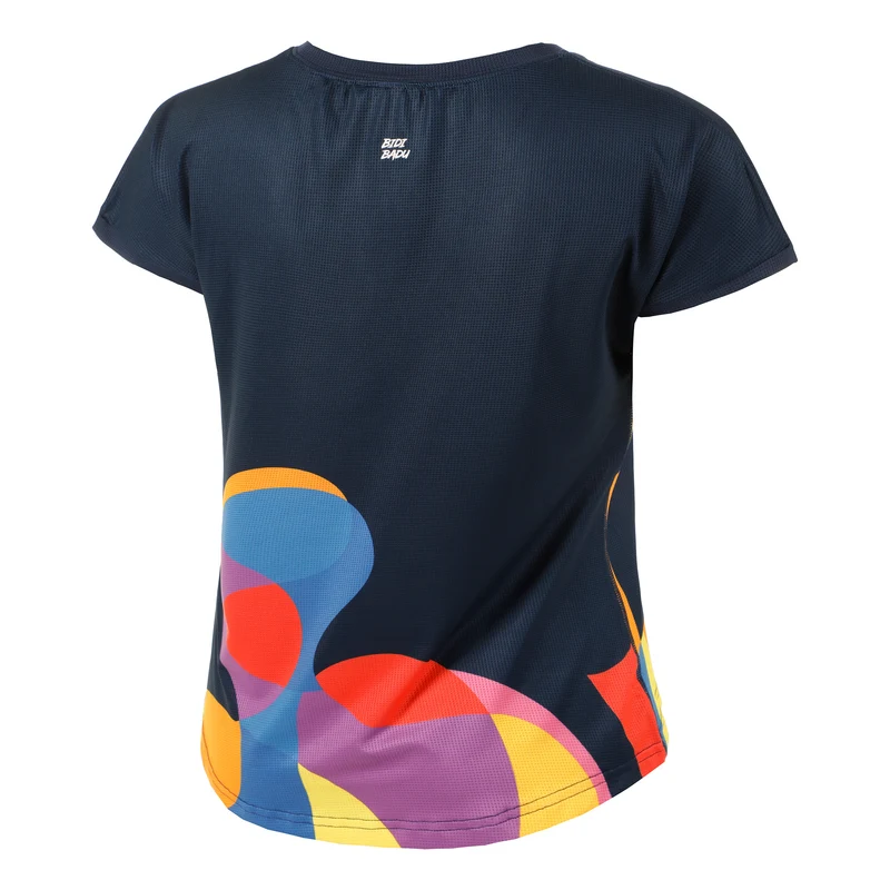 Twiggy T-Shirt Damen-Dunkelblau,Mehrfarbig