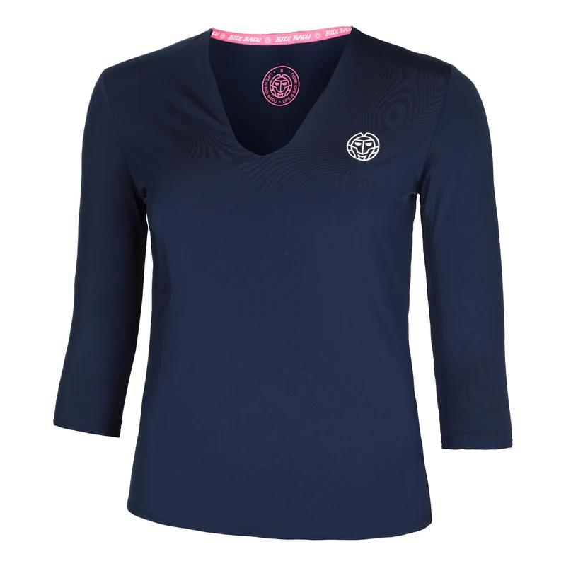 Crew V-Neck Longsleeve Damen-Dunkelblau