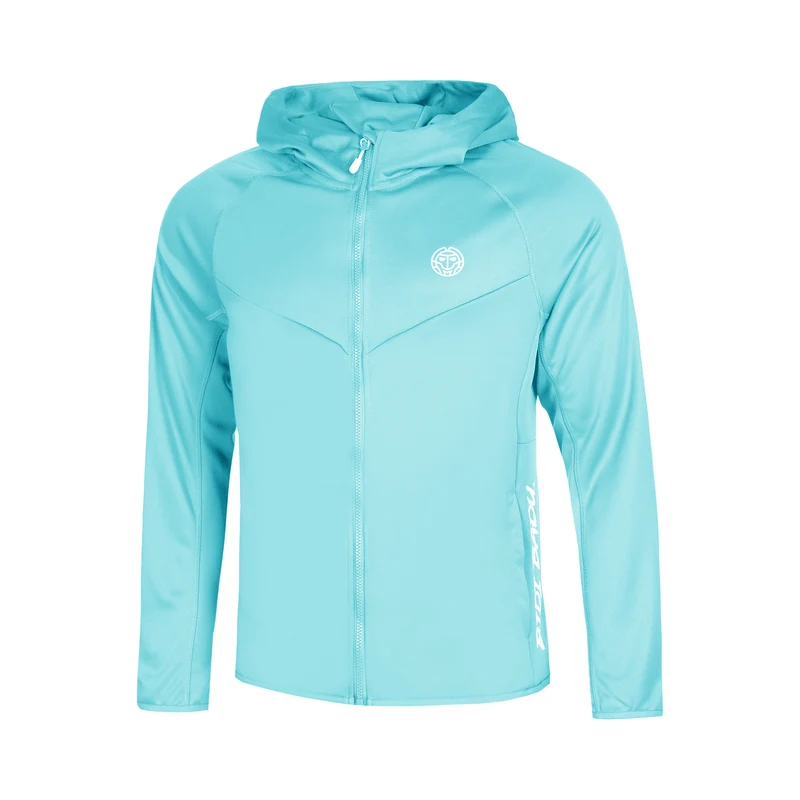 Crew Hood Trainingsjacke Jungen-Hellblau